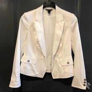 NWOT WHBM White Blazer / Jacket Size 10